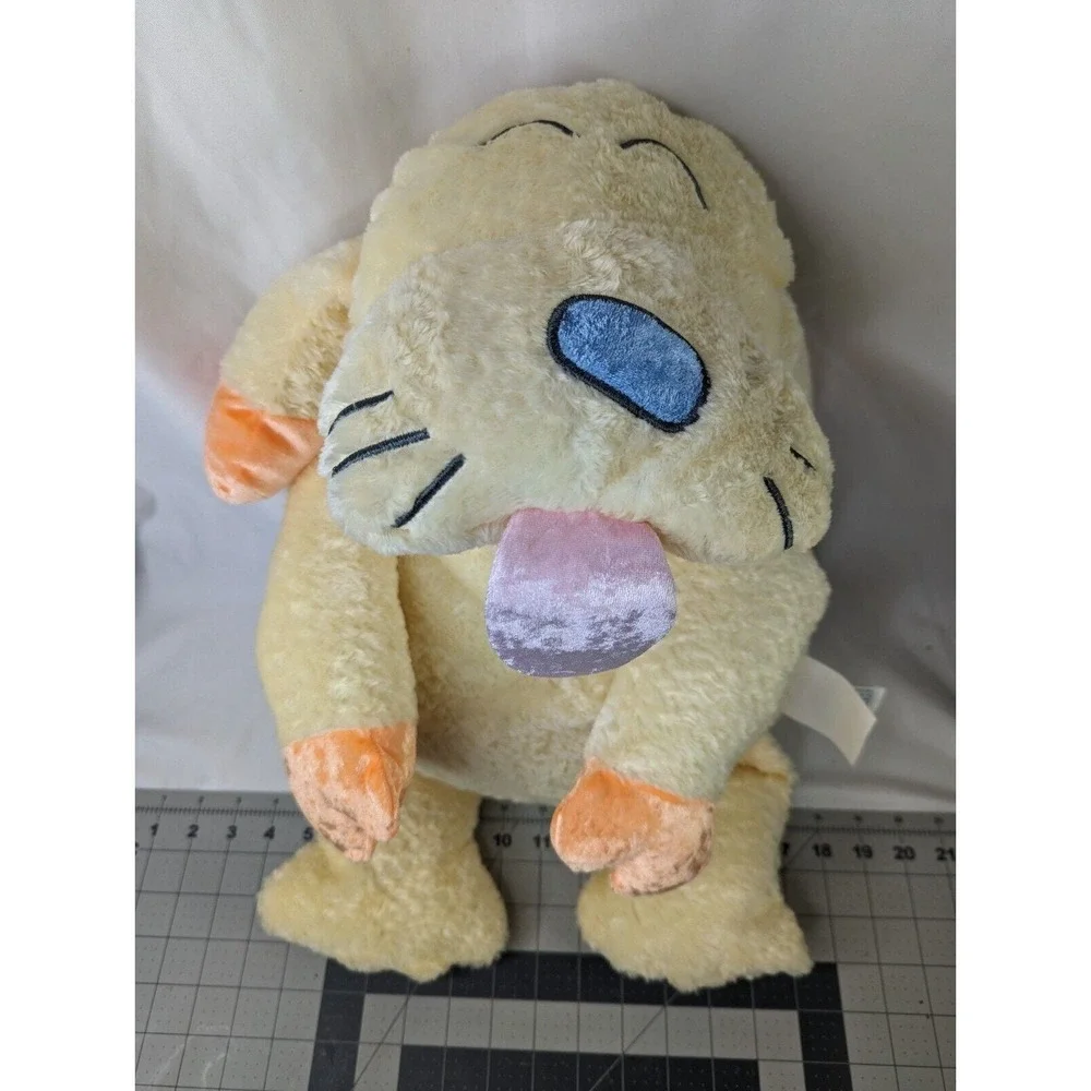 Carters Cuddle Pillow Yellow Dog Plush Emu Namae 24 Inch 2000 Stuffed Animal Toy